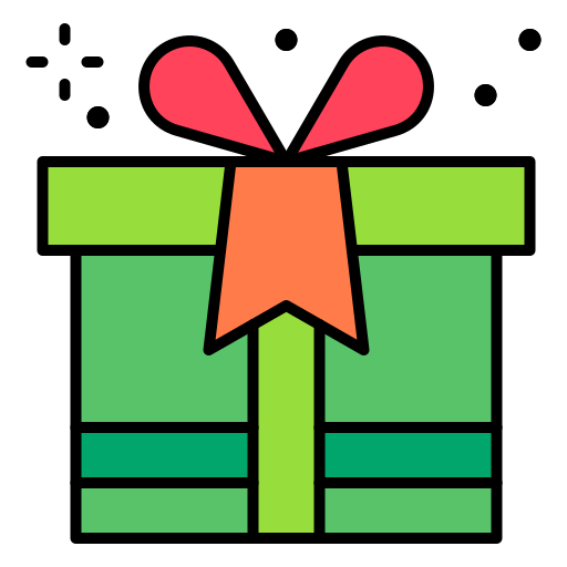 caja de regalo icono gratis