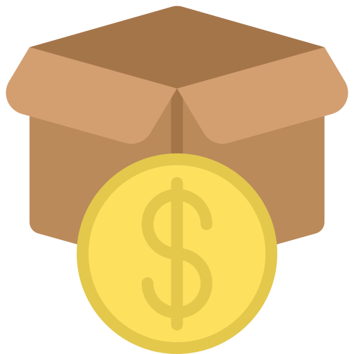Shipping cost - free icon