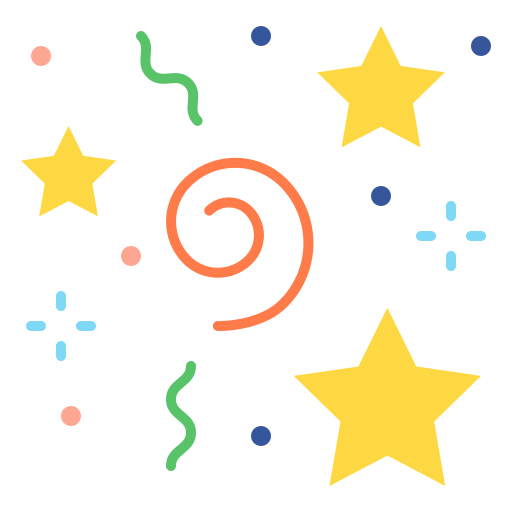 Confetti free icon Confetti free icon