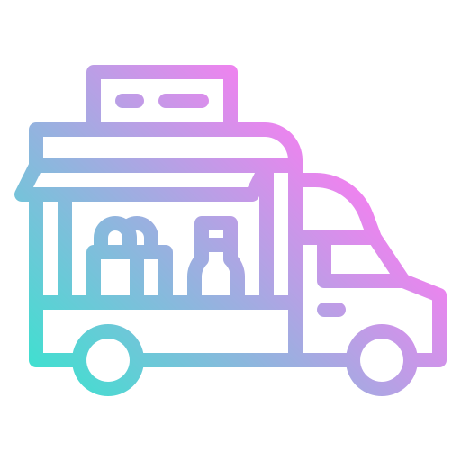 camión de comida icono gratis