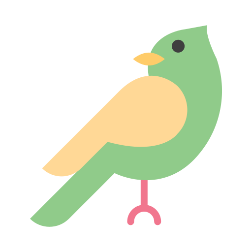 pájaro icono gratis