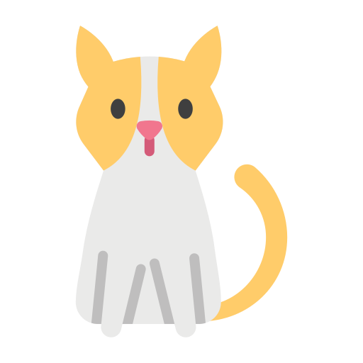 Cat Good Ware Flat Icon