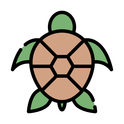 Turtle Good Ware Lineal Color icon