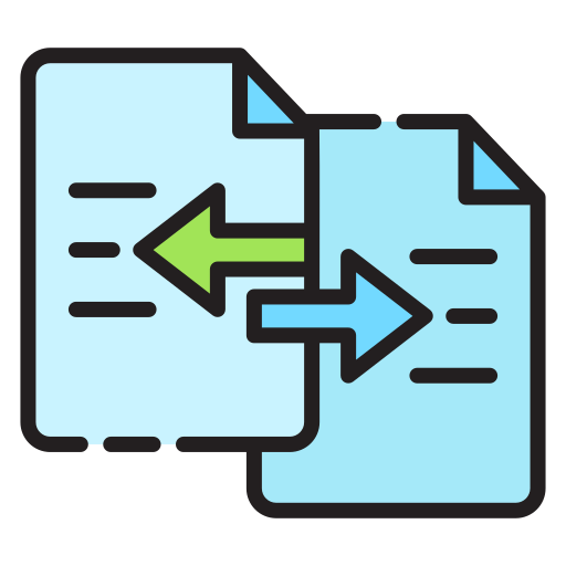Data transfer free icon