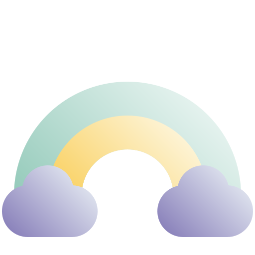 arco iris grátis ícone