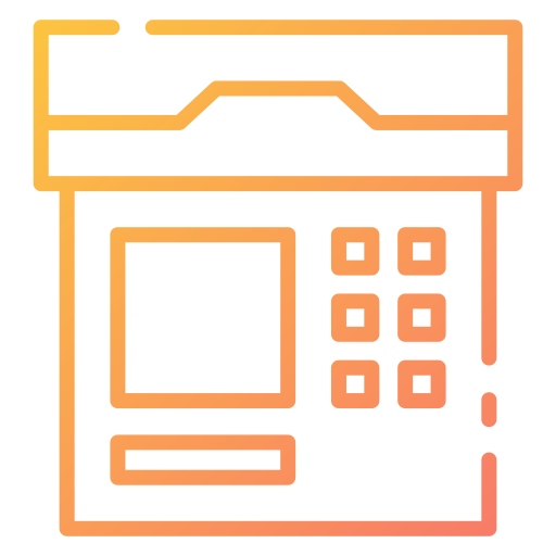 cajero automático icono gratis