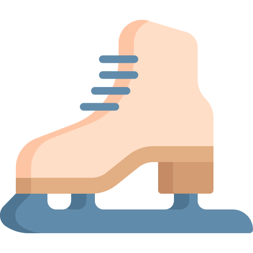 Ice skating - free icon