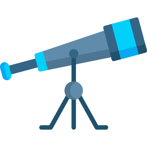 Telescope free icon Telescope free icon
