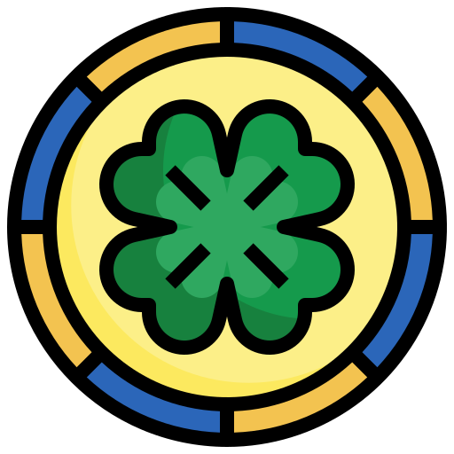 Coin Generic Outline Color icon