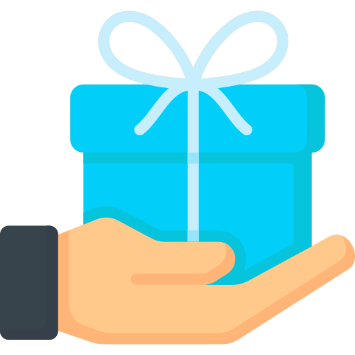 caja de regalo icono gratis