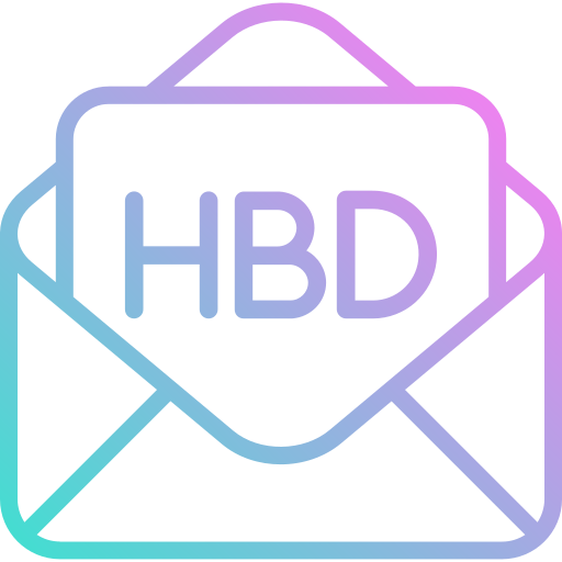 tarjeta de cumpleaños icono gratis