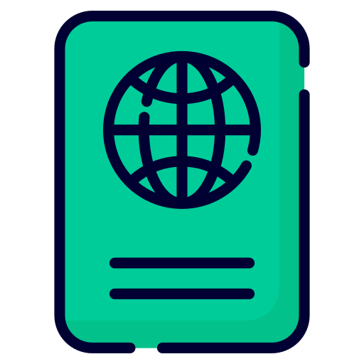 pasaporte icono gratis