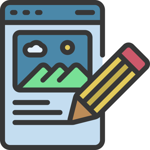Blogging free icon
