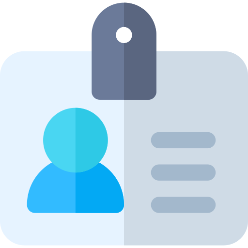 신분증 무료 아이콘