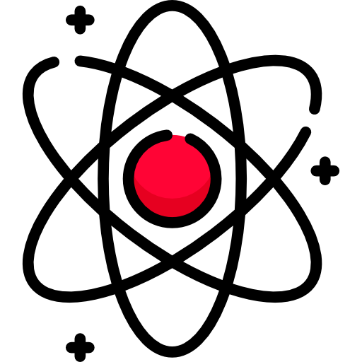 Átomos icono gratis