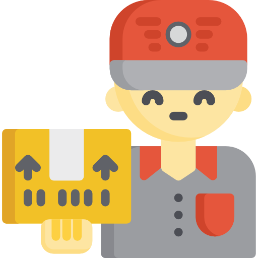 Delivery man free icon Delivery man free icon
