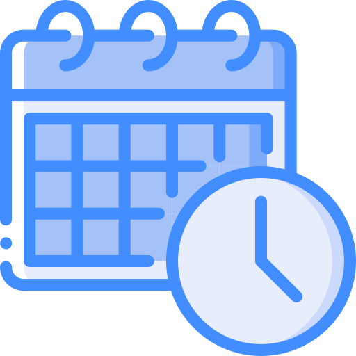 Calendar Basic Miscellany Blue icon