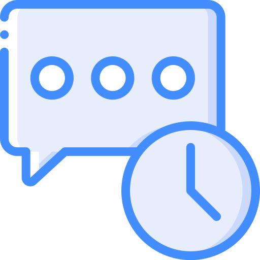 Chat Basic Miscellany Blue icon