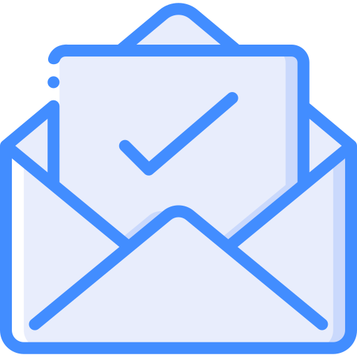 Letter Basic Miscellany Blue icon