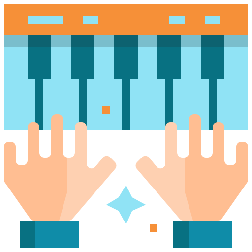 piano icono gratis