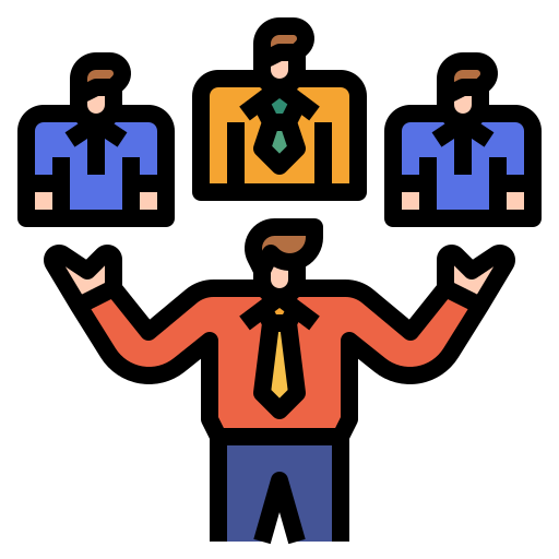 Human Resources Ultimatearm Lineal Color Icon 9452