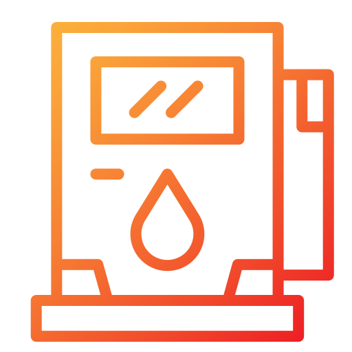 Gas station Generic Gradient icon