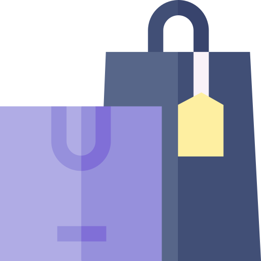 Shopping bags - free icon