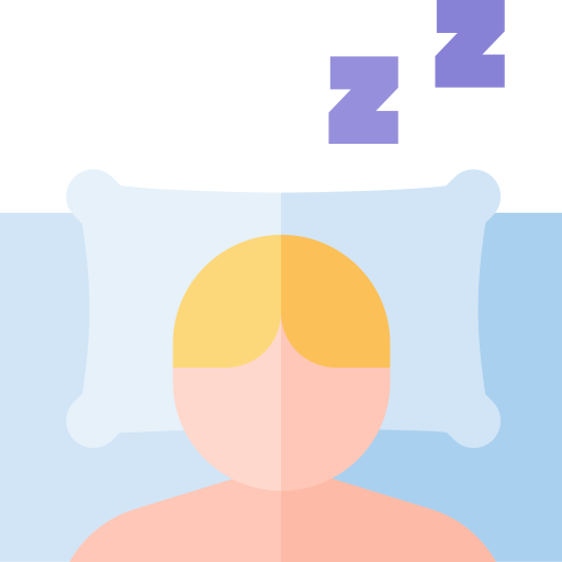 Sleep Basic Straight Flat icon