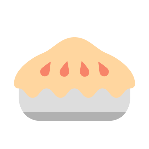 pie de manzana icono gratis