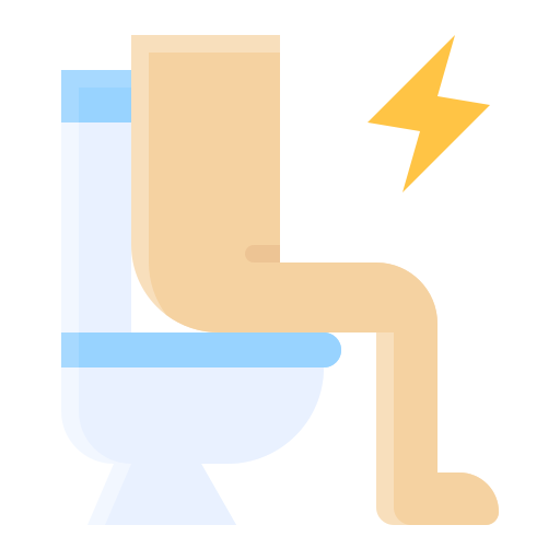 estreñimiento icono gratis