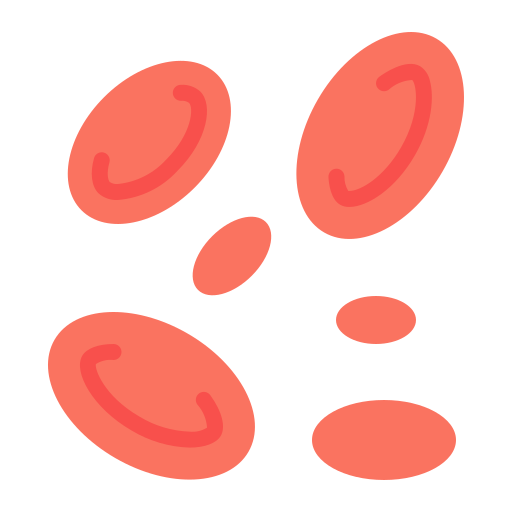 Red blood cells Generic Flat icon