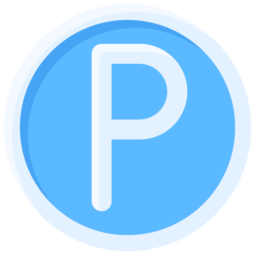 Parking area free icon