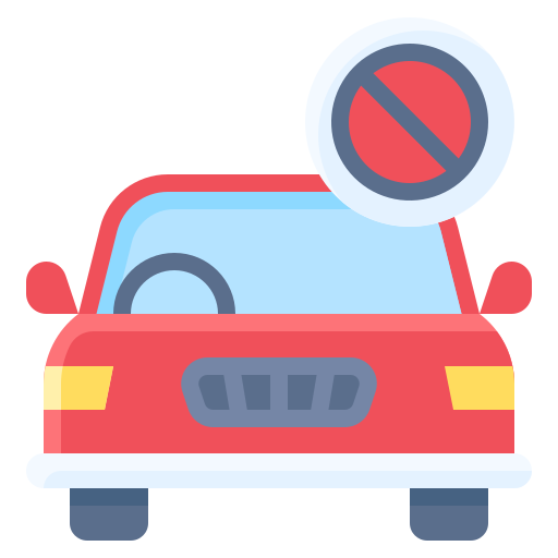 No car free icon