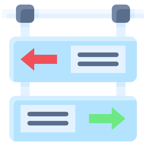 Direction free icon