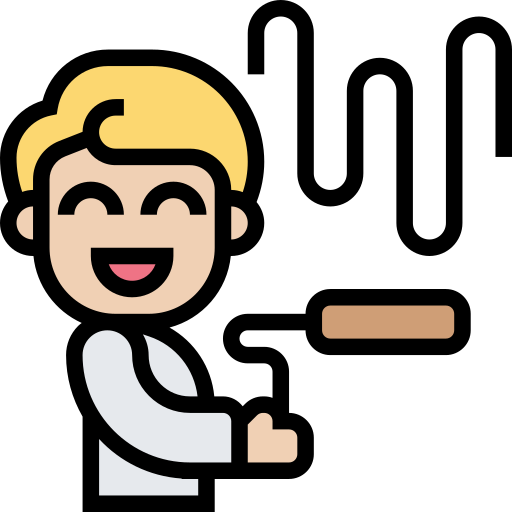 Малярный валик бесплатно иконка