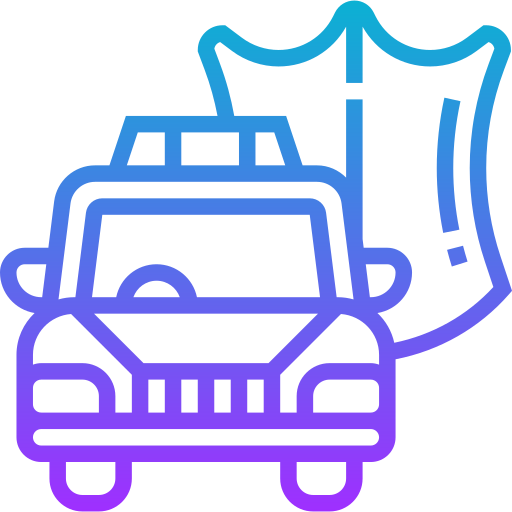 coche de policía icono gratis