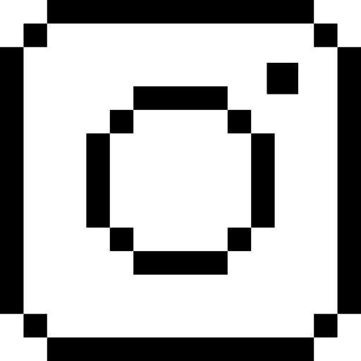 Instagram Pixel Outline Icon