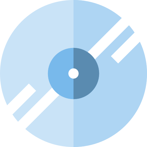 Compact disc Basic Straight Flat icon