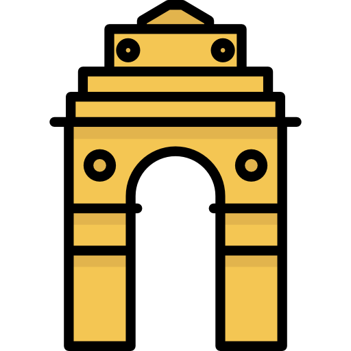Chennai city monument indian Royalty Free Vector Image