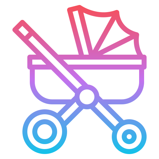 carrito de bebé icono gratis