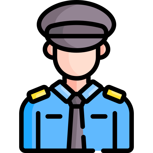 policía icono gratis