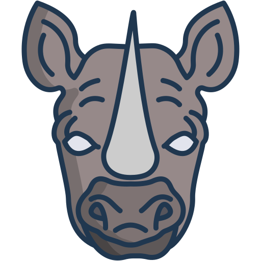 rhinocéros Icône gratuit rhinocéros Icône gratuit