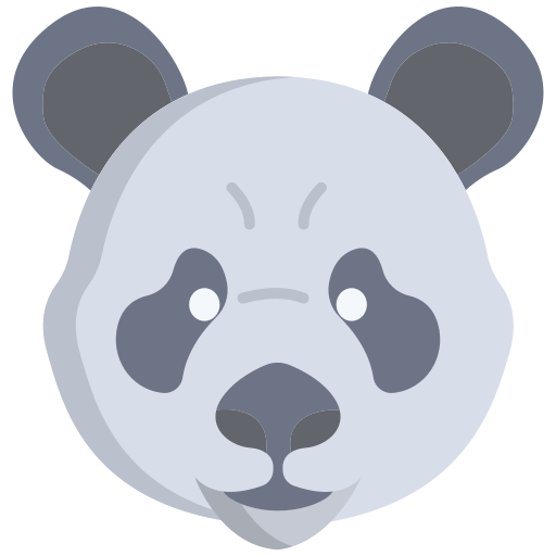 Panda Icongeek26 Flat icon