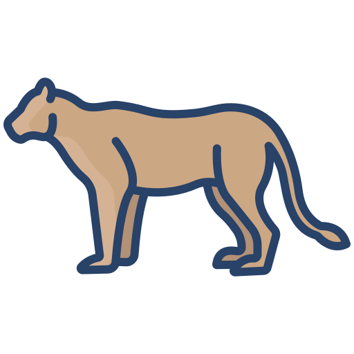 lionne Icône gratuit lionne Icône gratuit