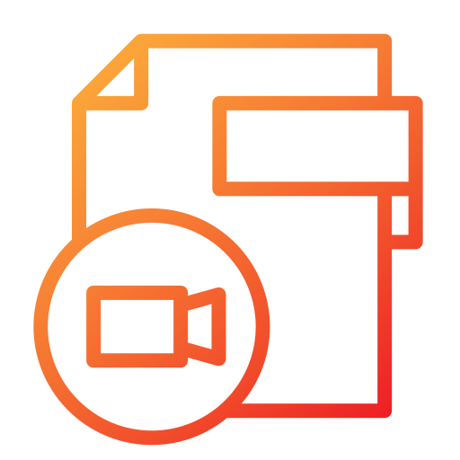 archivo de vídeo icono gratis