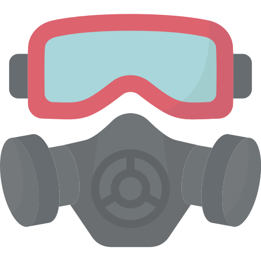 máscara de gas icono gratis