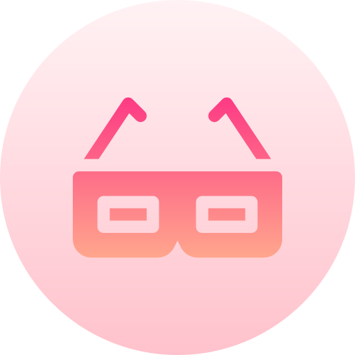 gafas 3d icono gratis