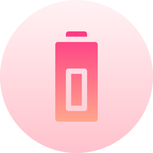 Battery Basic Gradient Circular icon