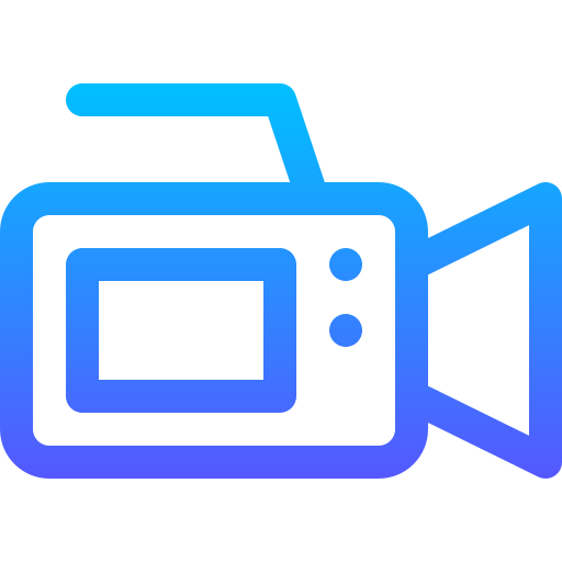 camara de video icono gratis