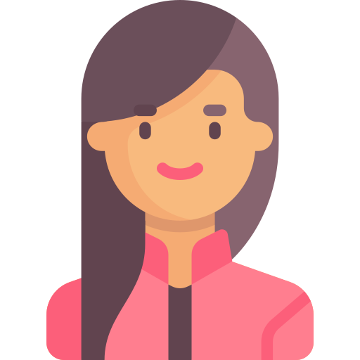 Premium Vector  Female avatar flat icon design vector illustration